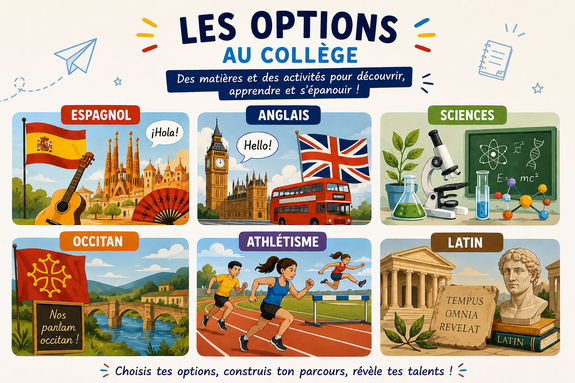 Illustration des différentes options.